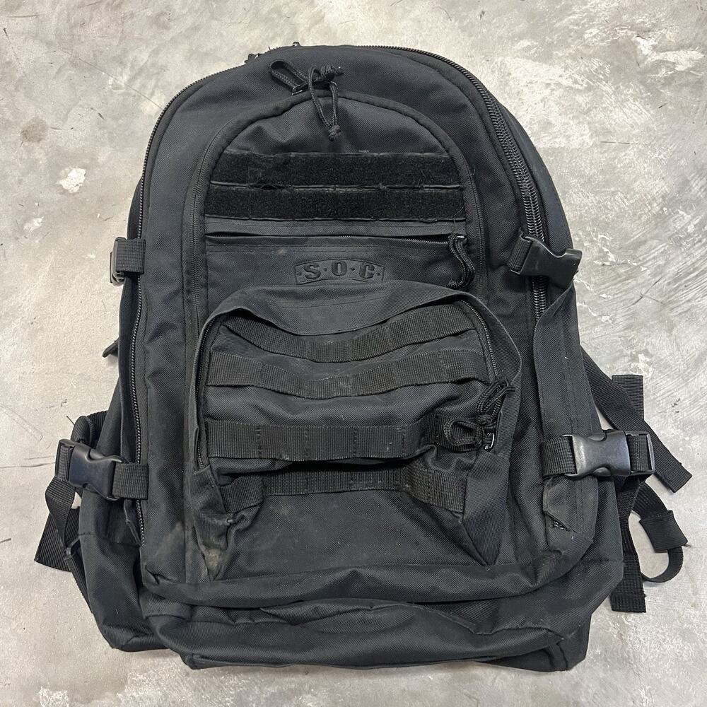 Sandpiper of California SOC Heavy Duty Bugout Bag Backpack Black